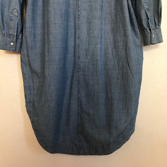 Zara Light Denim Oversized Dress - Picture 7 of 8